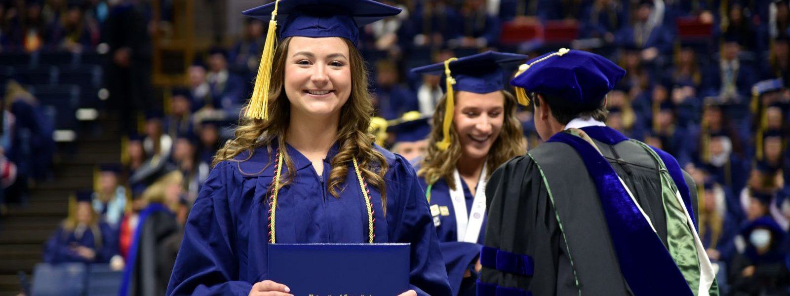 2022 College of Agriculture, Health and Natural Resources Commencement at Gampel Pavilion. May 7, 2022. (Dalton Scott/UConn Photo)